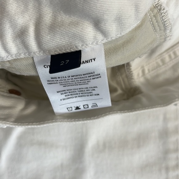 Citizens Of Humanity Bright White Boyfriend Jeans - Picture 4 of 9